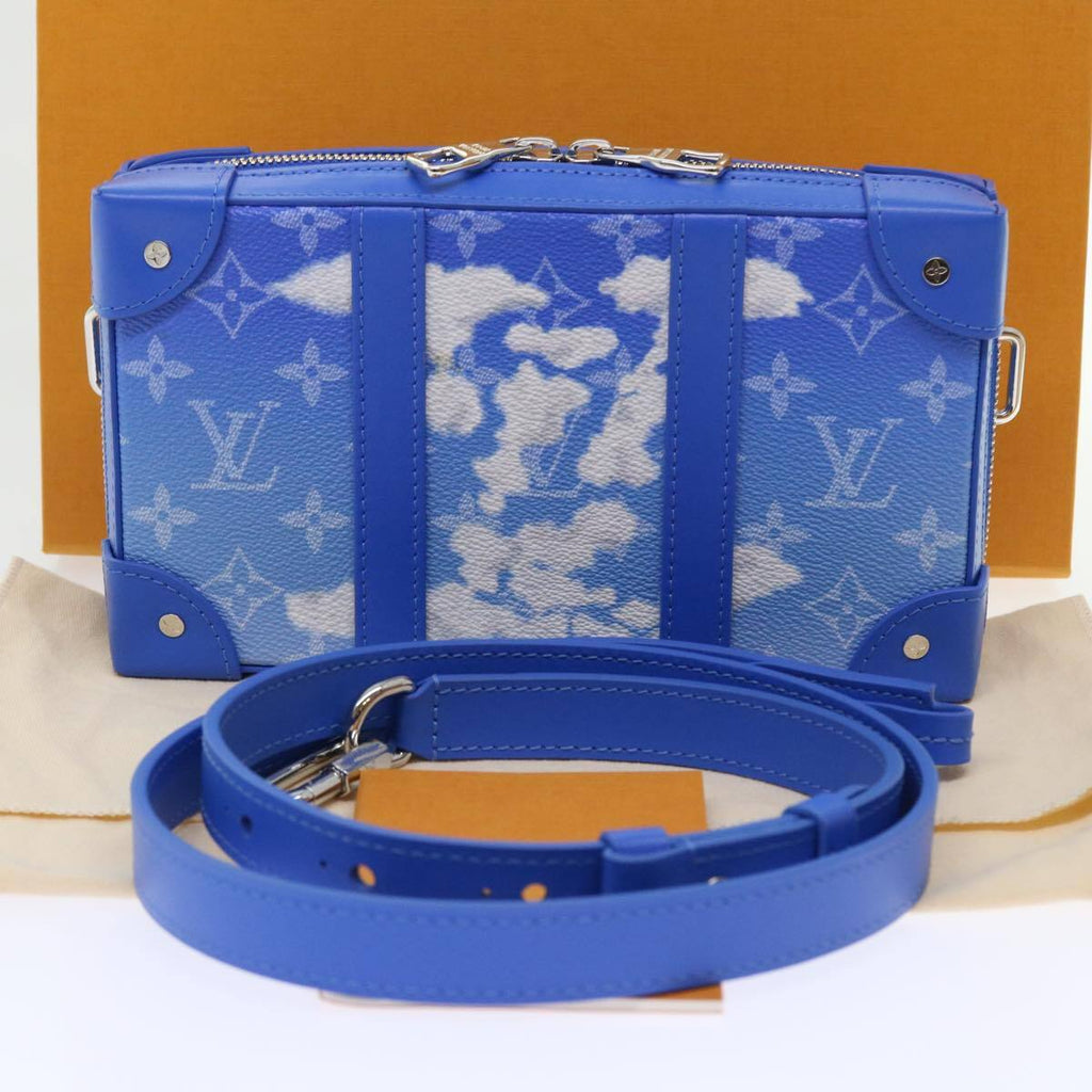 Louis Vuitton Soft Trunk Wallet Limited Edition Monogram Clouds Blue Canvas Bag