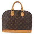 Louis Vuitton Alma Handbag Monogram Canvas Brown Canvas Handbag