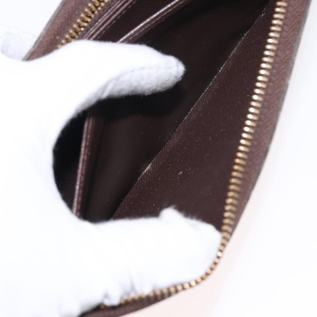 Louis Vuitton Zippy Wallet Nm Damier Brown Canvas Wallets Accessory