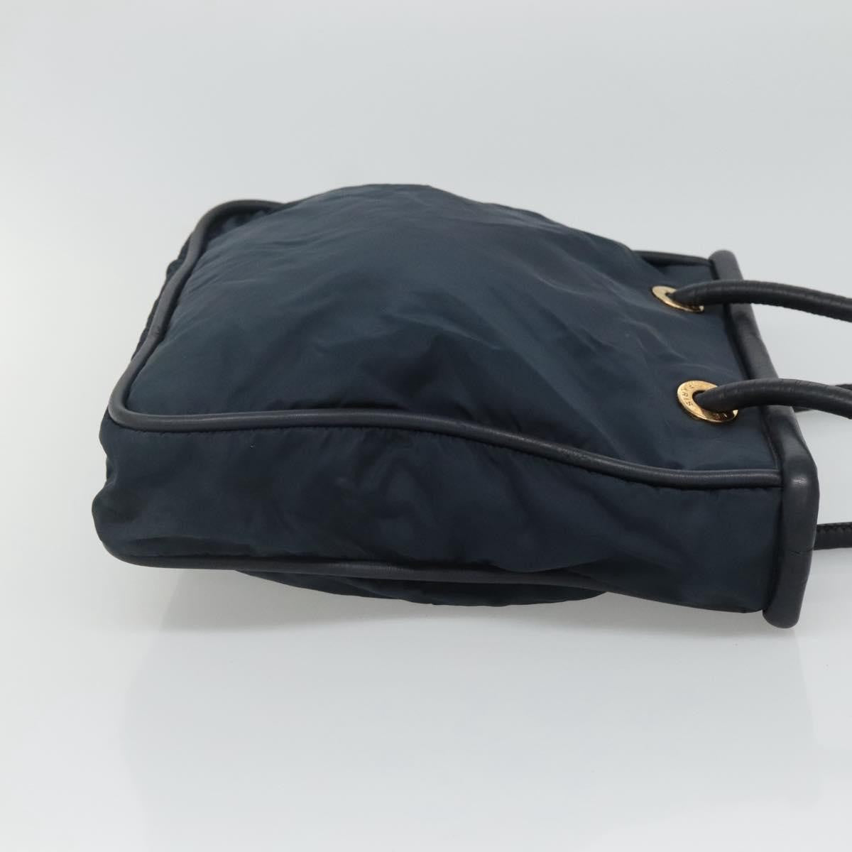 Celine Circle Logo Handbag Nylon Navy Nylon Tote Bag Bag