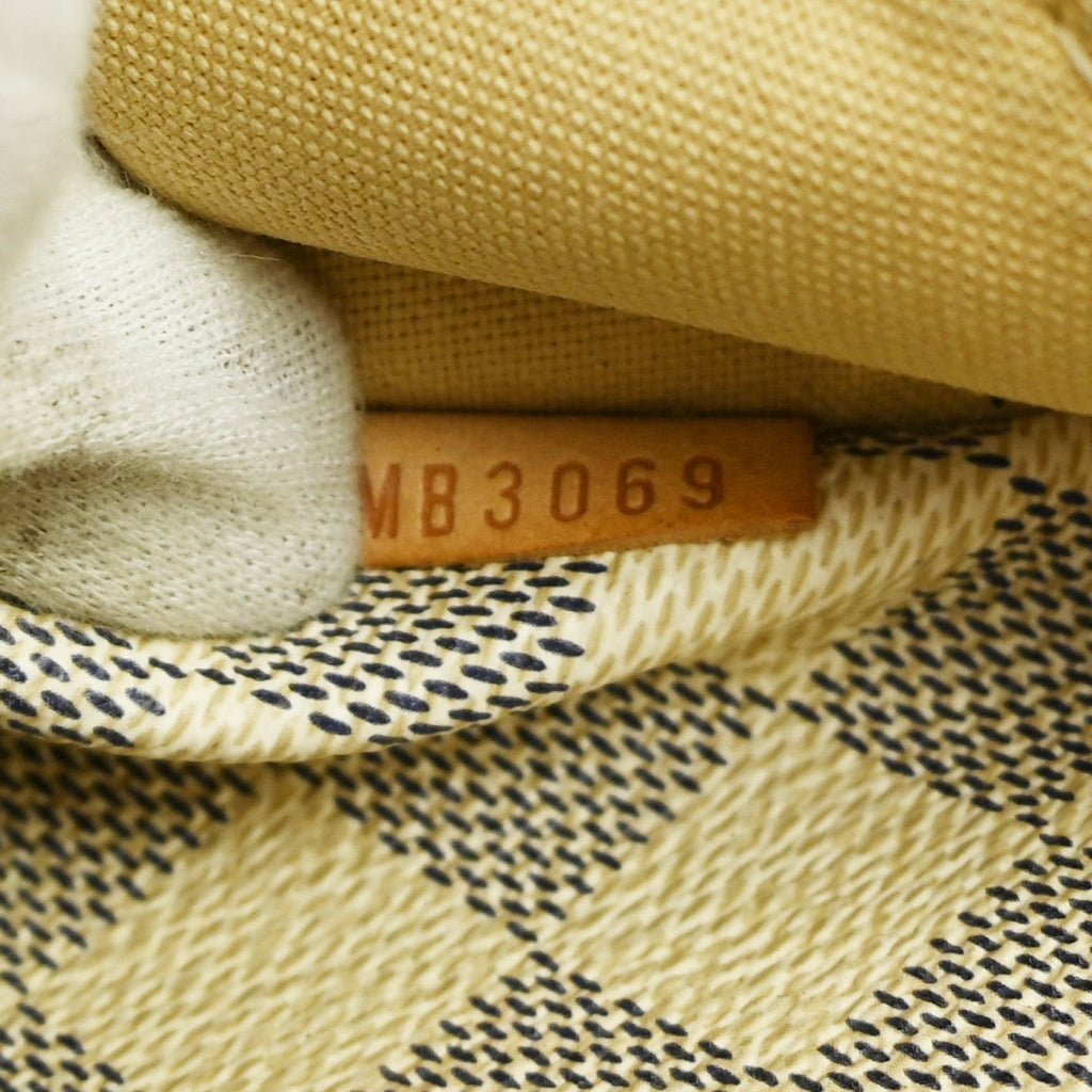 Louis Vuitton Totally Handbag Damier Azur White Canvas Tote Bag