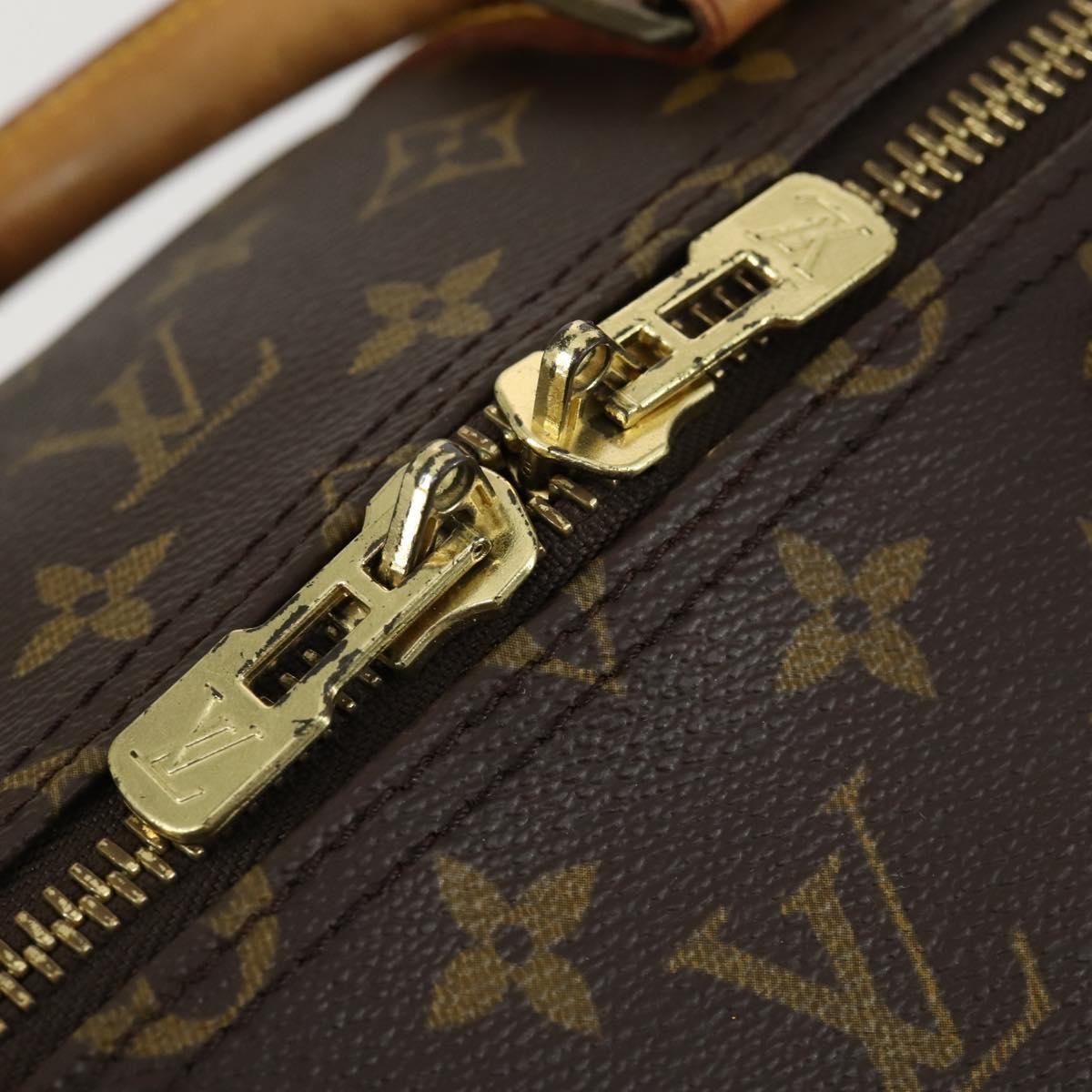 Louis Vuitton Keepall Bag Monogram Canvas Brown Canvas Travel Bag