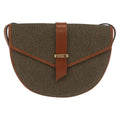 Saint Laurent Vintage Shoulder Bag Canvas Khaki Canvas Shoulder Bag Bag (Pre-Owned)