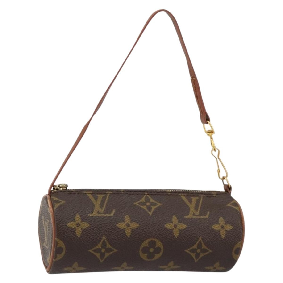 Louis Vuitton Papillon Pochette Monogram Canvas Brown Canvas Clutche & Pouche Bag