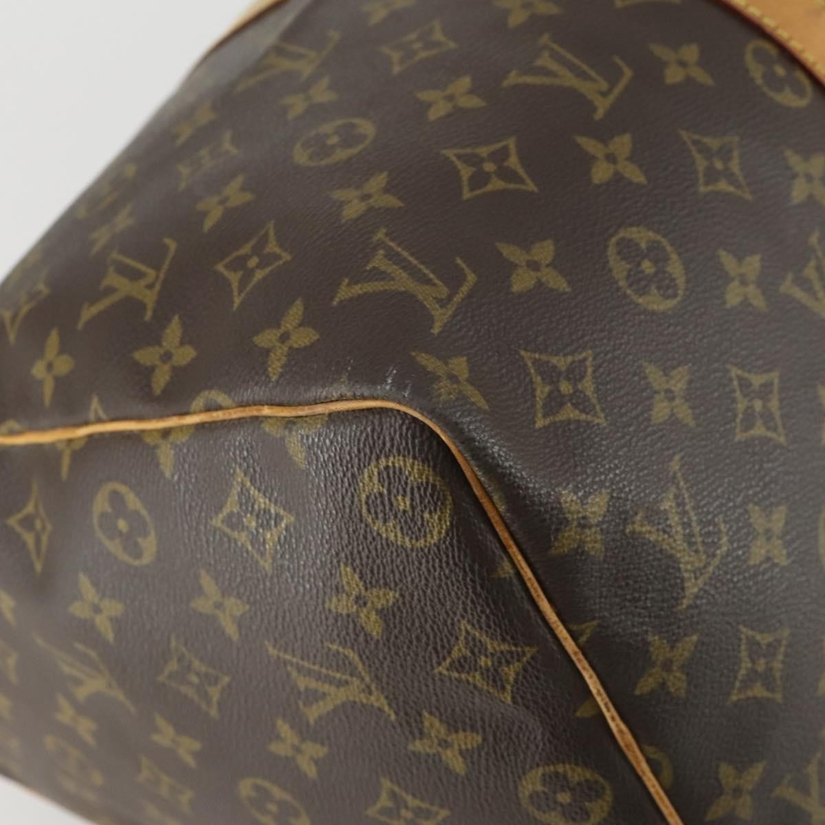 Louis Vuitton Keepall Bag Monogram Canvas Brown Canvas Travel Bag