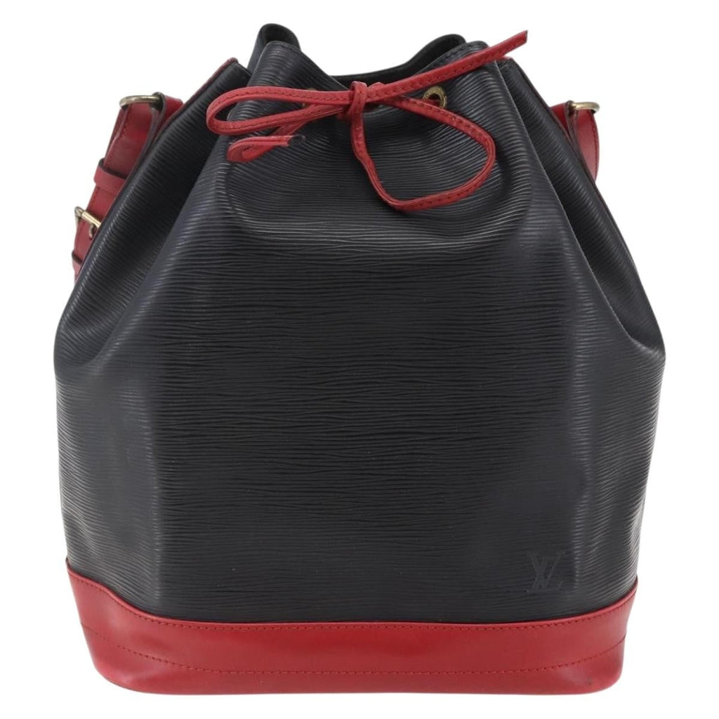 Louis Vuitton Bicolor Noe Handbag Epi Leather Black Leather Bag