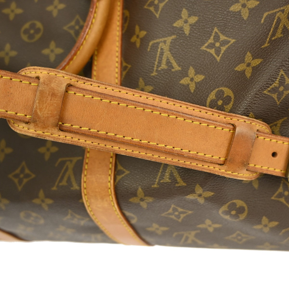 Louis Vuitton Keepall Bandouliere Bag Monogram Canvas Brown Canvas Travel Bag