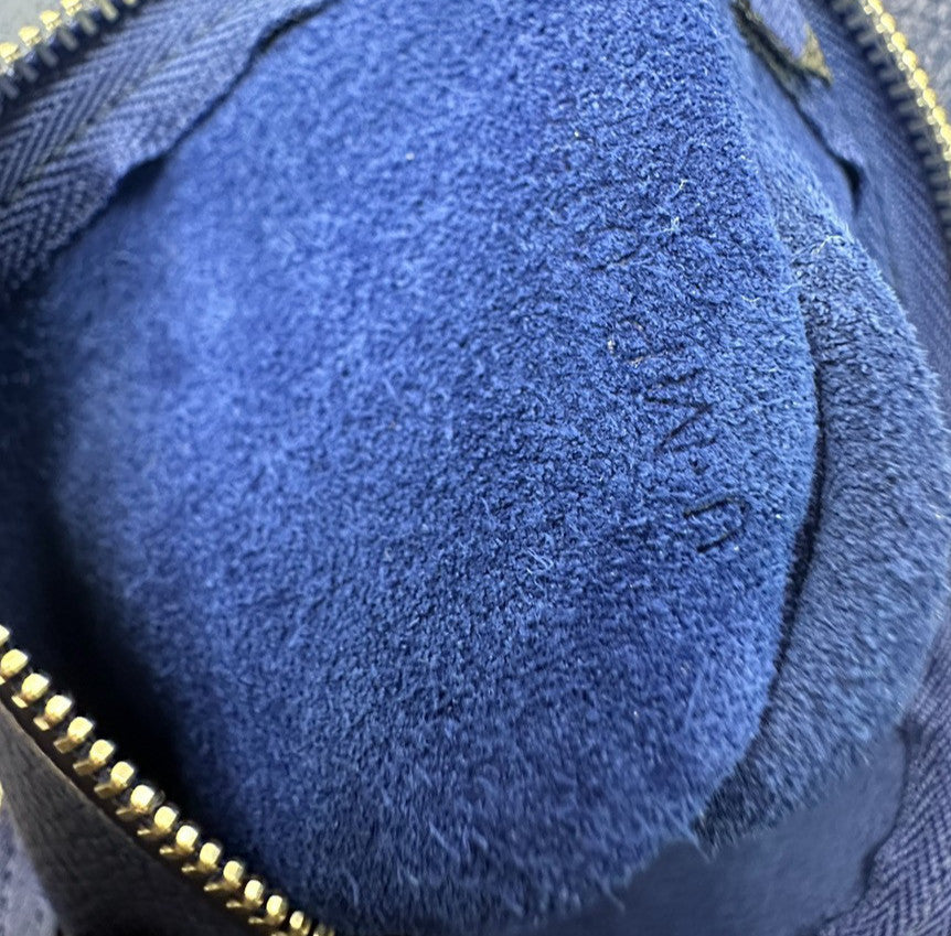 Celine Big Bag Bucket Leather Blue Leather Handbag