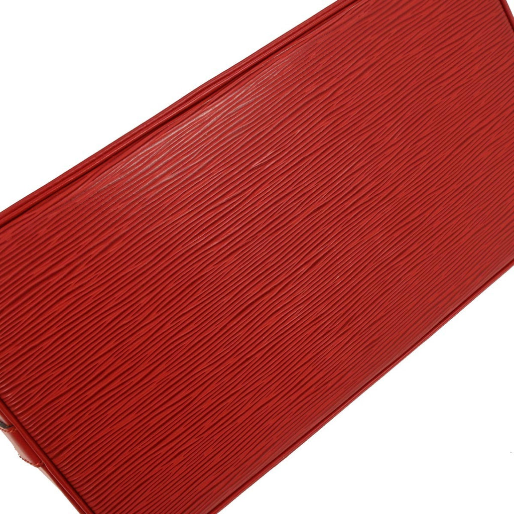 Louis Vuitton Alma Handbag Epi Leather Red Leather Handbag