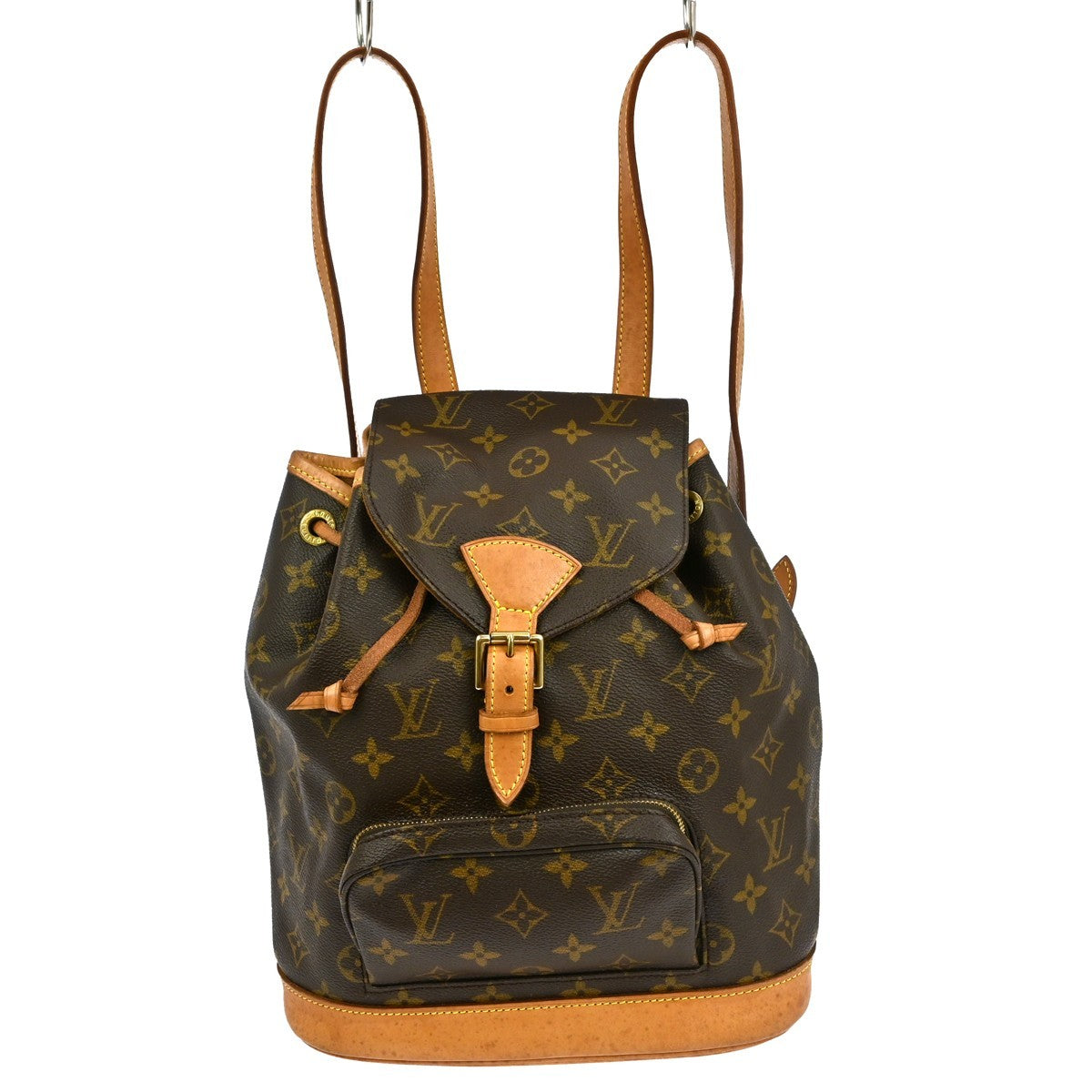 Louis Vuitton Montsouris Backpack Monogram Canvas Brown Canvas Backpack Bag