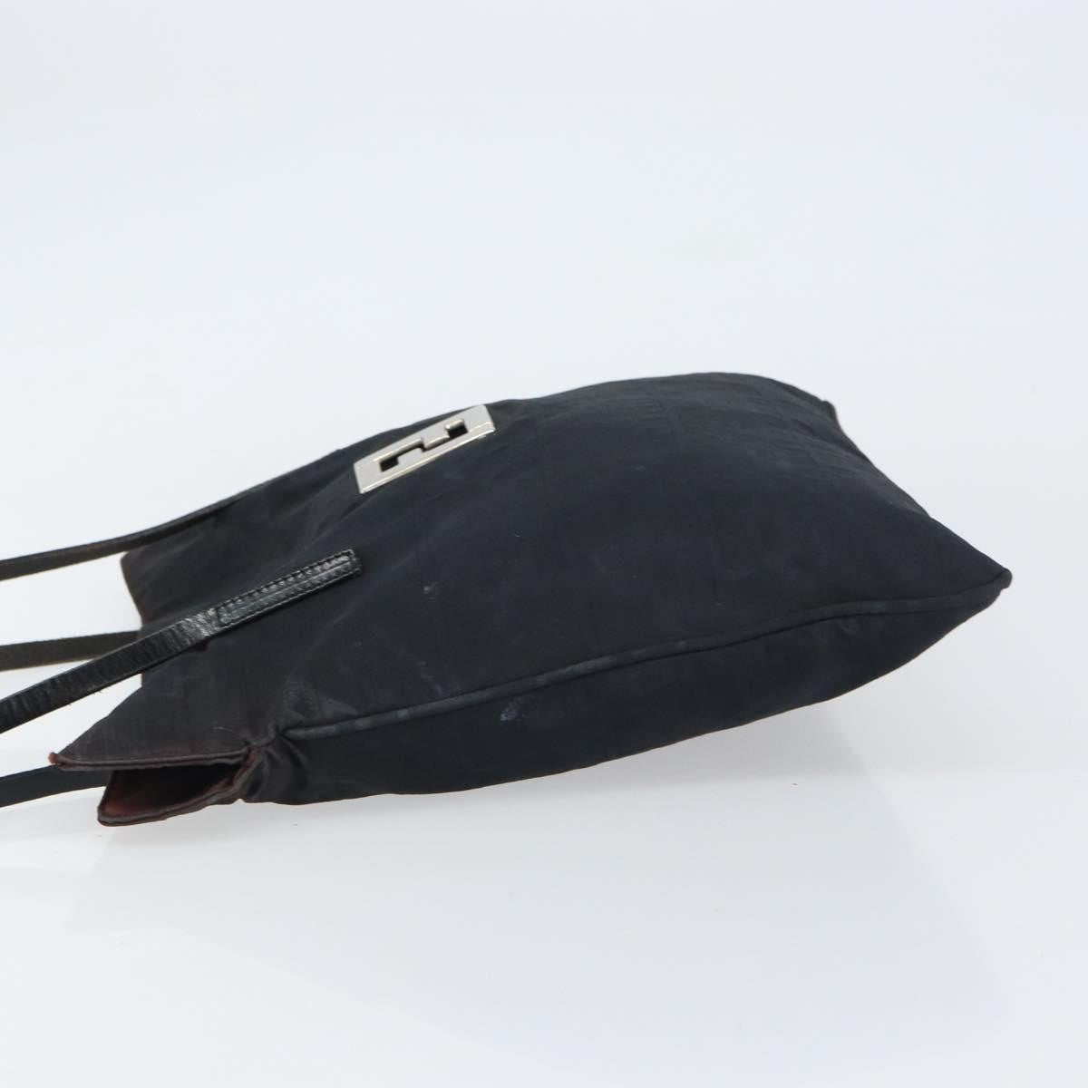 Fendi Zucca Tote Bag Canvas Black Canvas Tote Bag Bag