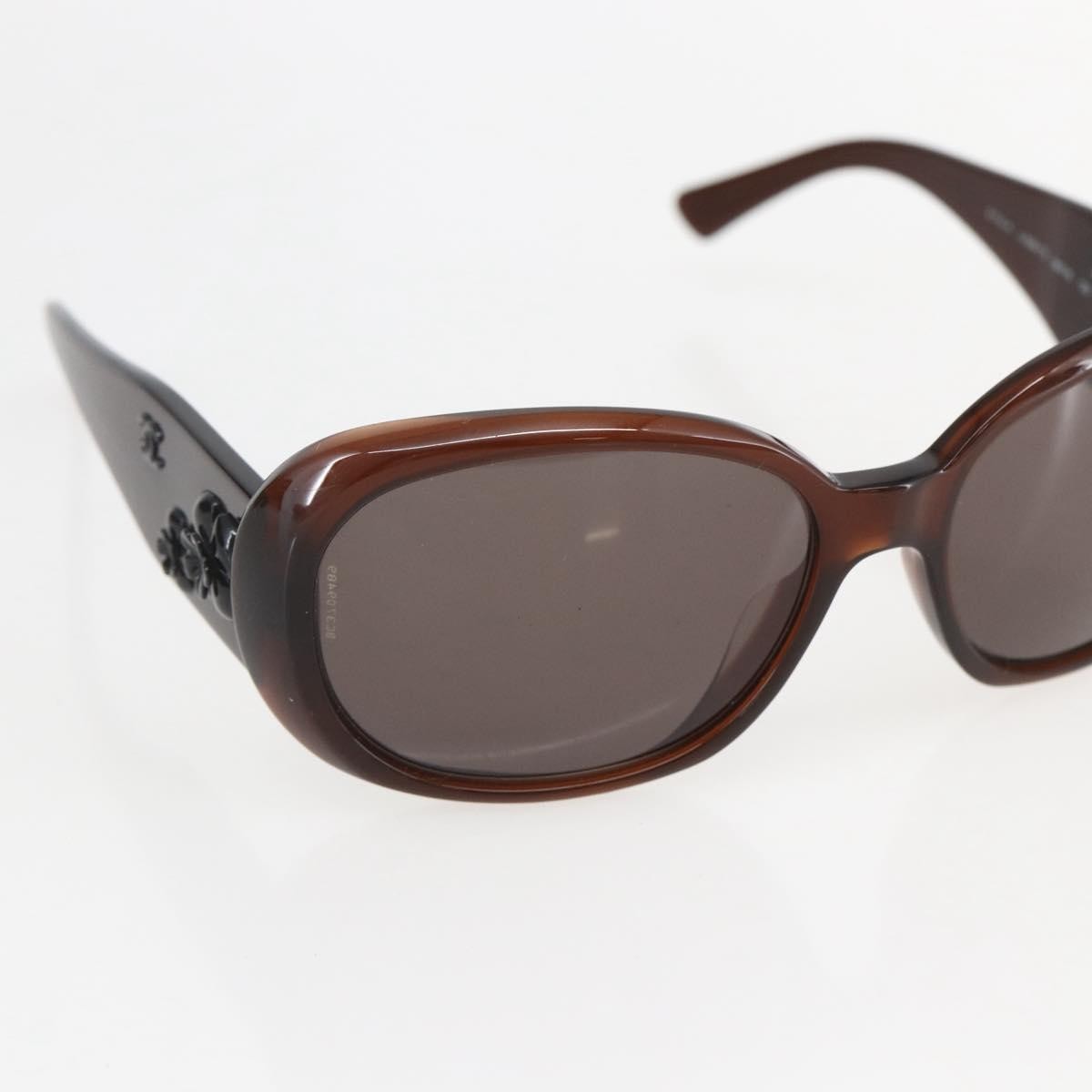 Chanel Camélia Sunglasses Plastic Brown Plastic Sunglasse Accessory