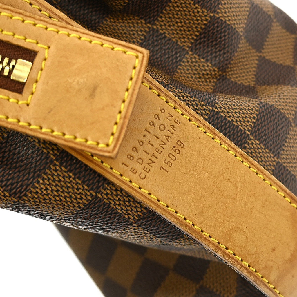 Louis Vuitton Chelsea Handbag Centenaire Damier Brown Canvas Tote Bag