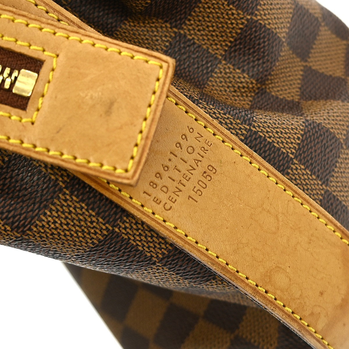 Louis Vuitton Chelsea Handbag Centenaire Damier Brown Canvas Tote Bag