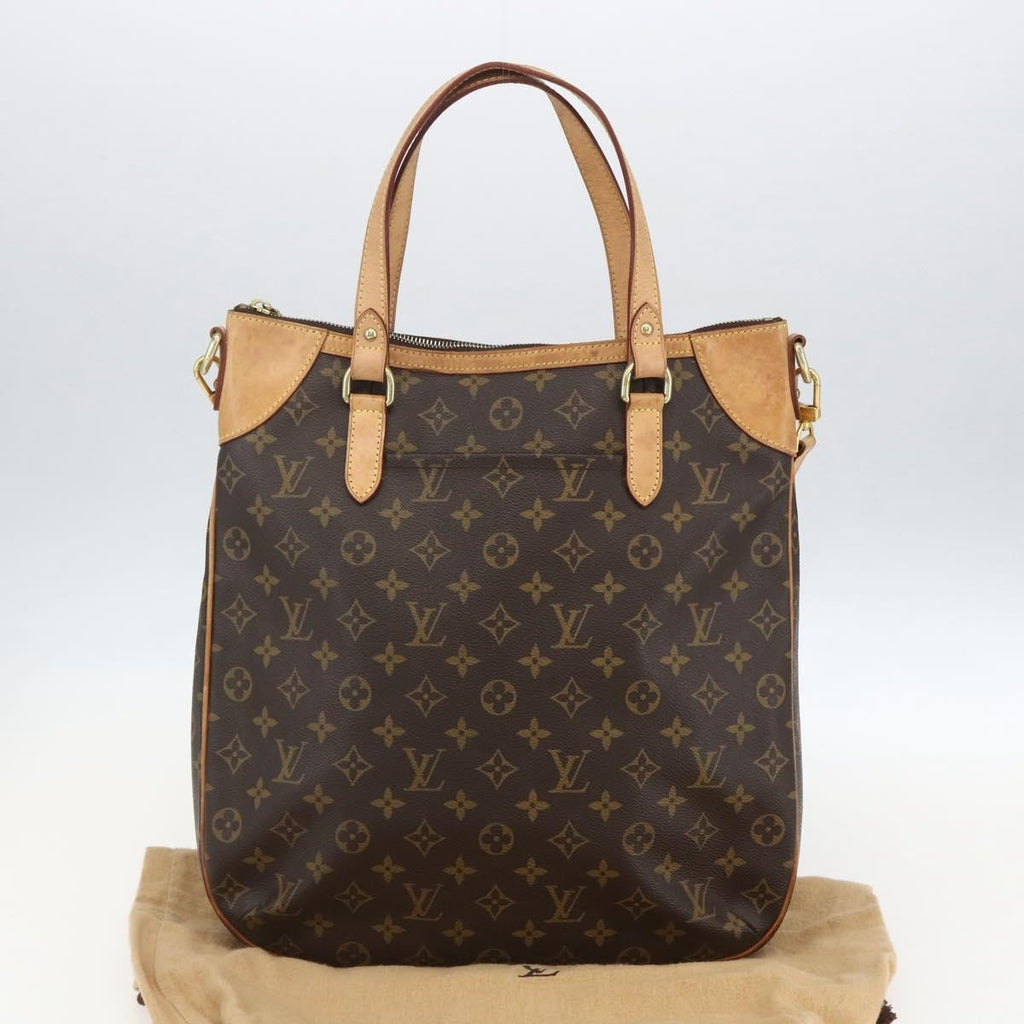 Louis Vuitton Odeon Handbag Monogram Canvas Brown Canvas Shoulder Bag