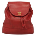 Chanel Vintage Backpack Caviar Red Leather Backpack Bag