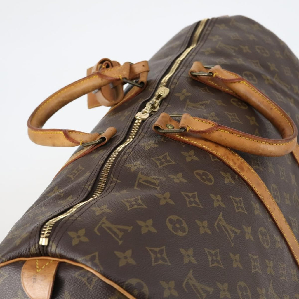 Louis Vuitton Keepall Bag Monogram Canvas Brown Canvas Travel Bag