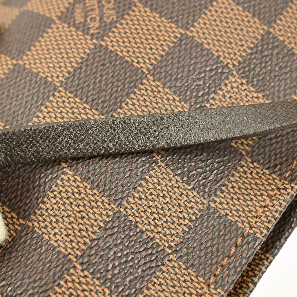 Louis Vuitton Trousse Make Up Bag Damier Canvas Brown Canvas Clutche & Pouche Bag