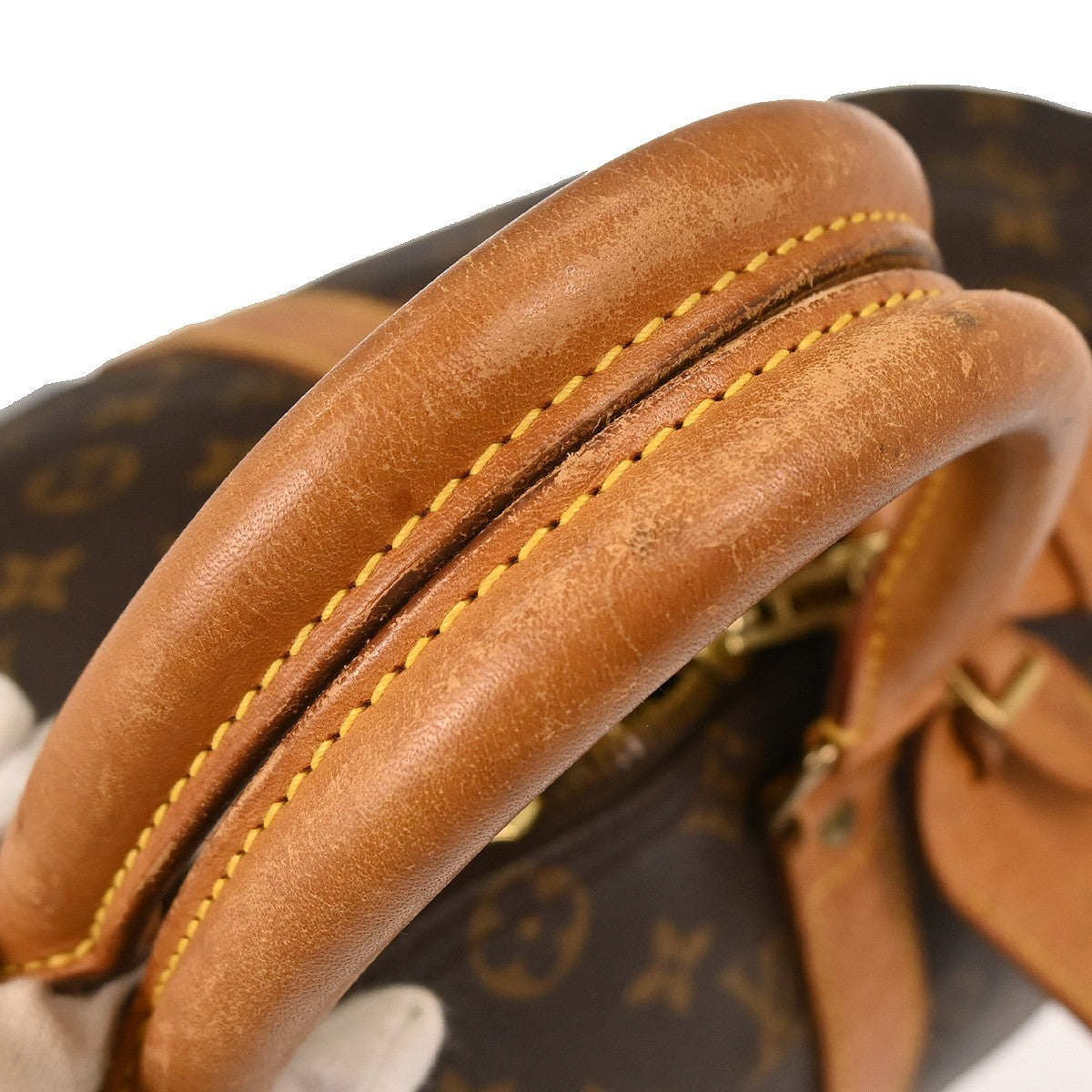 Louis Vuitton Keepall Bag Monogram Canvas Brown Canvas Travel Bag