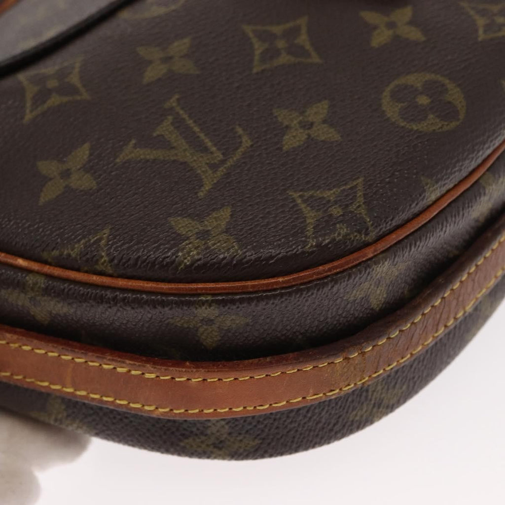 Louis Vuitton Jeune Fille Handbag Monogram Canvas Brown Canvas Shoulder Bag