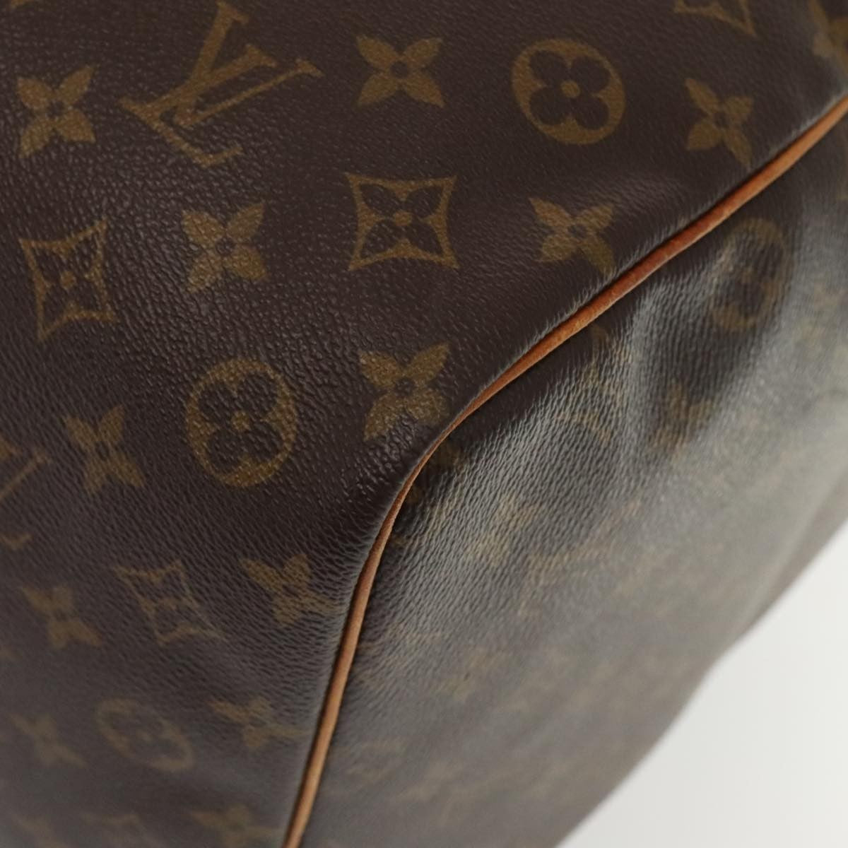 Louis Vuitton Keepall Bag Monogram Canvas Brown Canvas Travel Bag