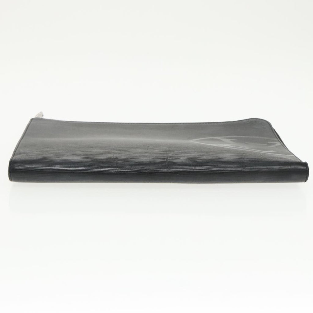 Louis Vuitton Pochette Jour Initials Epi Leather Black Leather Clutche & Pouche Bag