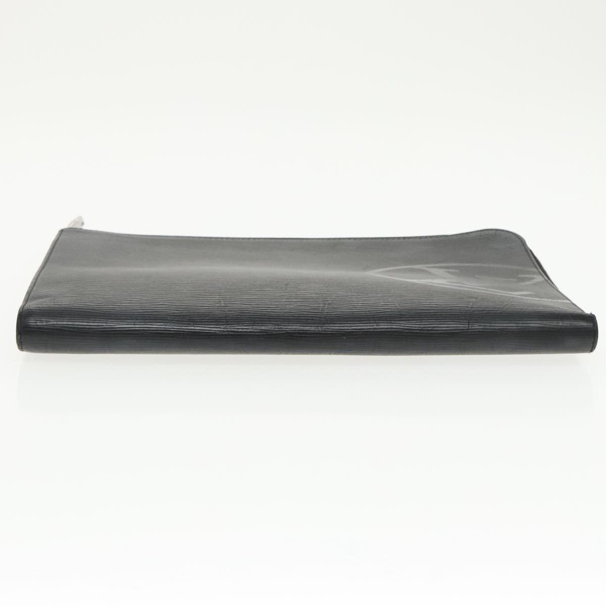 Louis Vuitton Pochette Jour Initials Epi Leather Black Leather Clutche & Pouche Bag