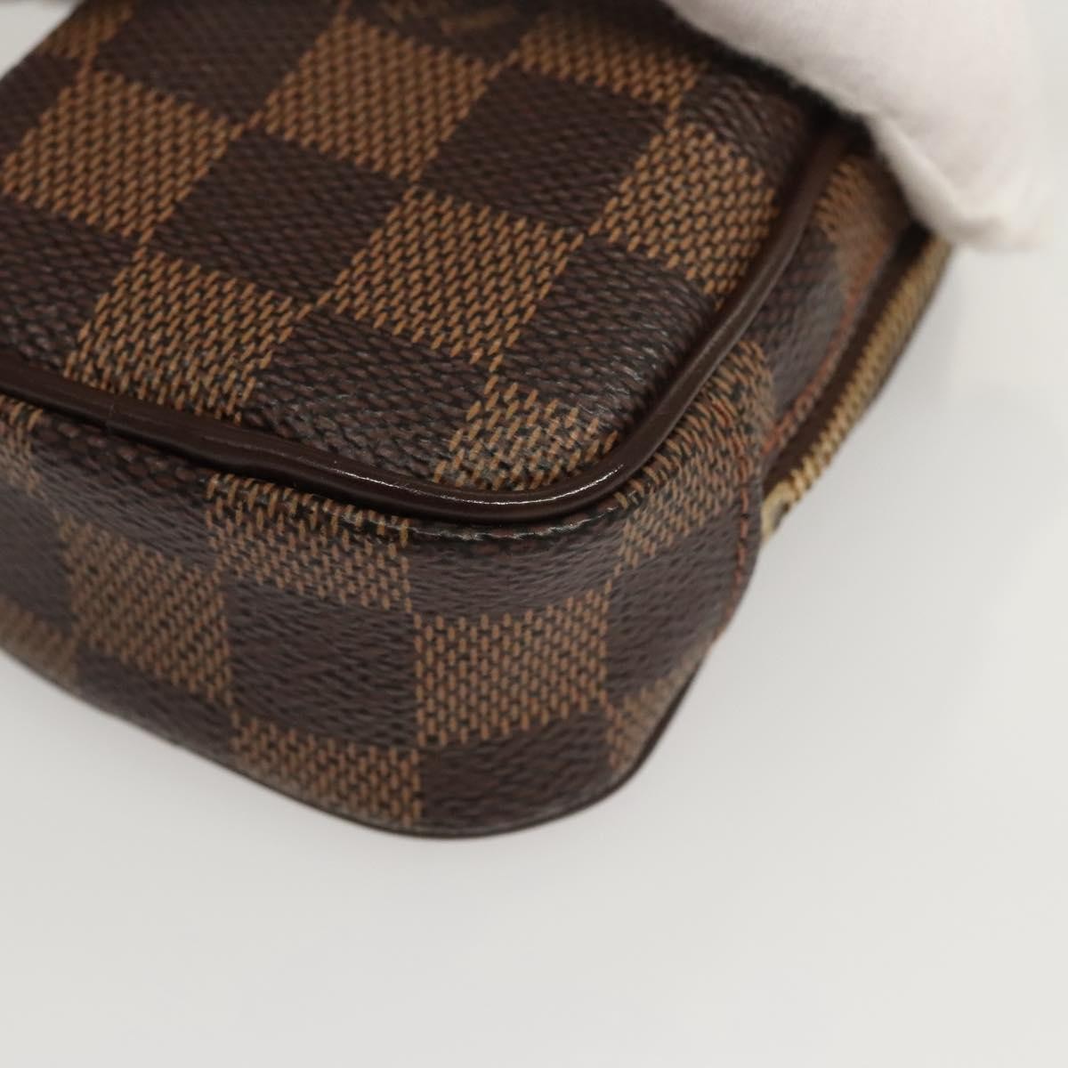 Louis Vuitton Etui Okapi Camera Case Damier Brown Canvas Bag