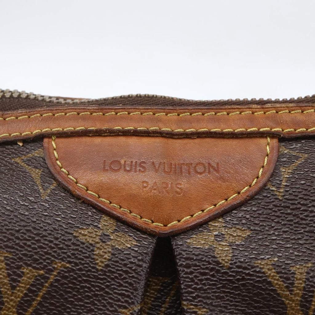 Louis Vuitton Palermo Handbag Monogram Canvas Brown Canvas Tote Bag