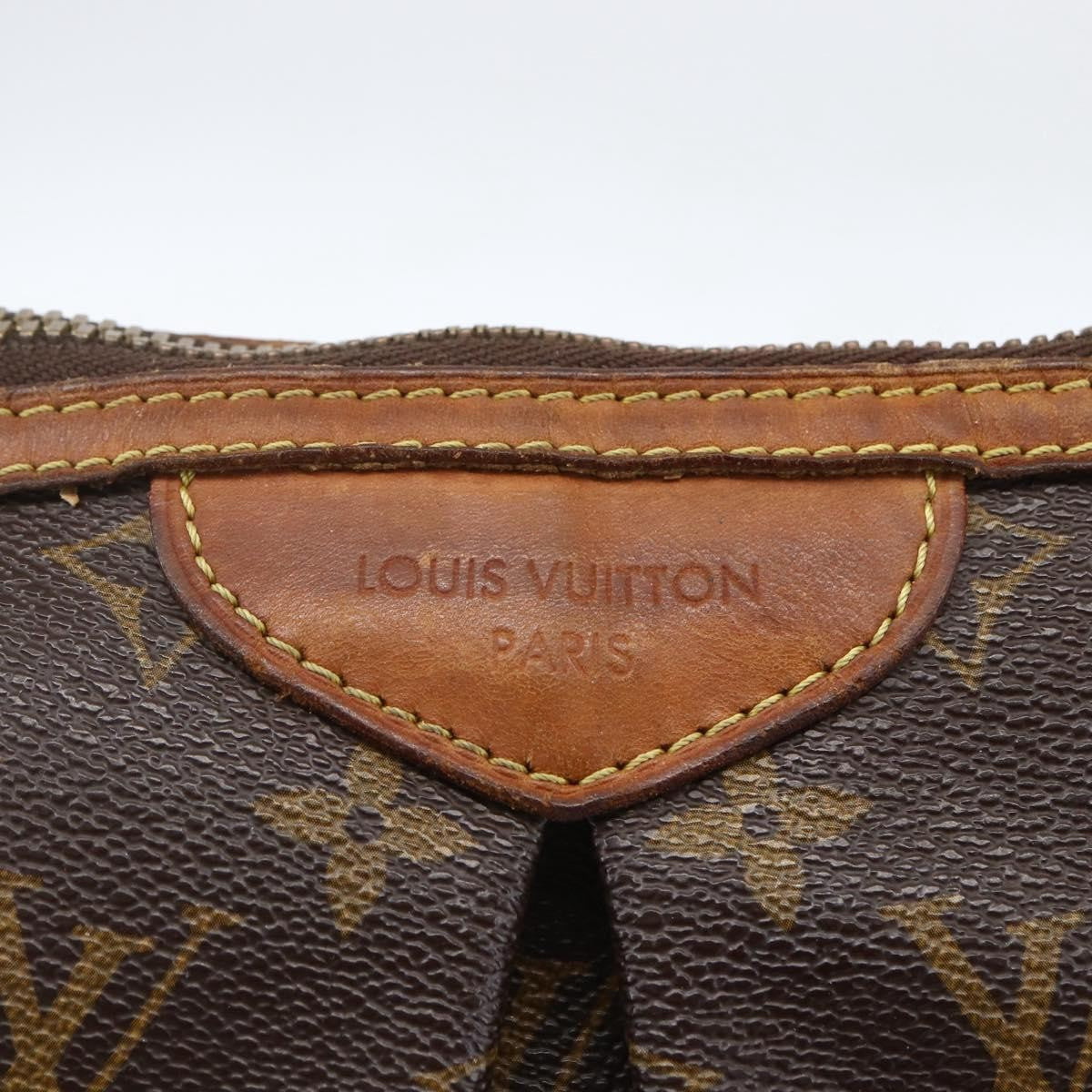 Louis Vuitton Palermo Handbag Monogram Canvas Brown Canvas Tote Bag