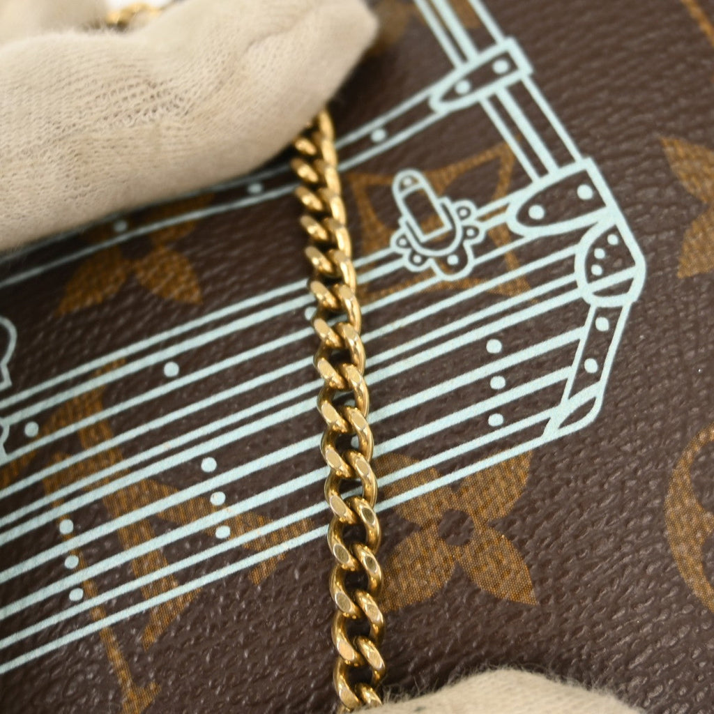 Louis Vuitton Pochette Accessoires Limited Edition Monogram Canvas Brown Canvas Clutche & Pouche Bag