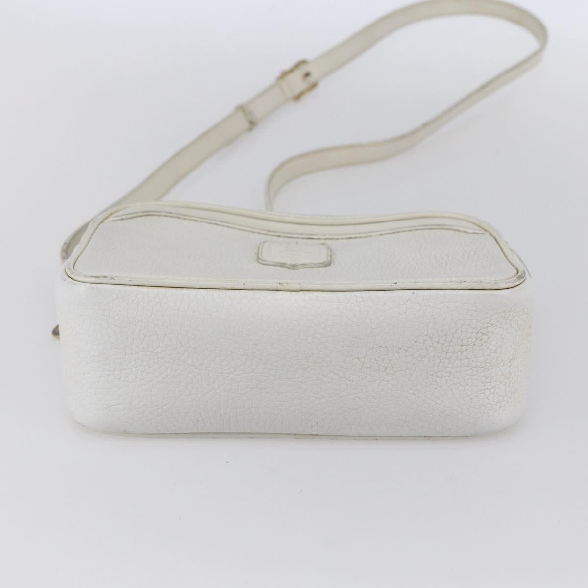 Celine Vintage Shoulder Bag Leather White Leather Shoulder Bag Bag