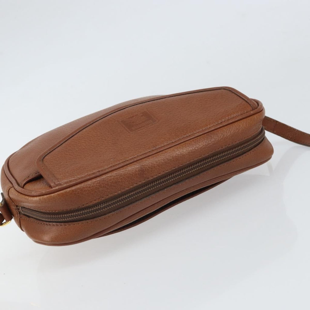 Burberry Vintage Shoulder Bag Leather Brown Leather Shoulder Bag