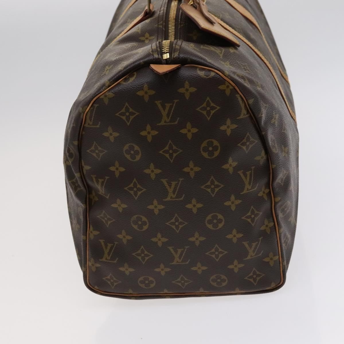 Louis Vuitton Keepall Bag Monogram Canvas Brown Canvas Bag