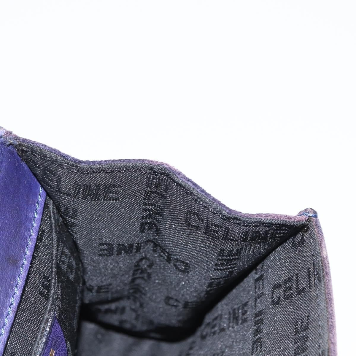Celine Handbag Suede Purple Suede Handbag