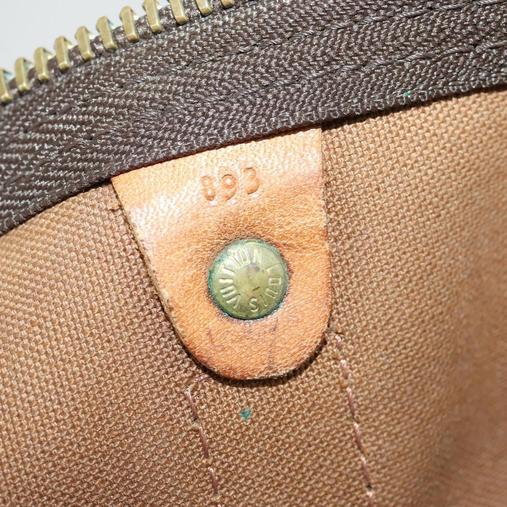 Louis Vuitton Keepall Bag Monogram Canvas Brown Canvas Travel Bag