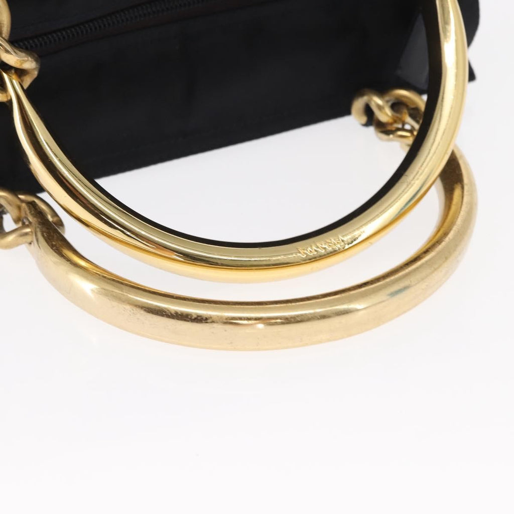 Prada Metal Handles Tote Tessuto Navy Nylon Tote Bag Bag