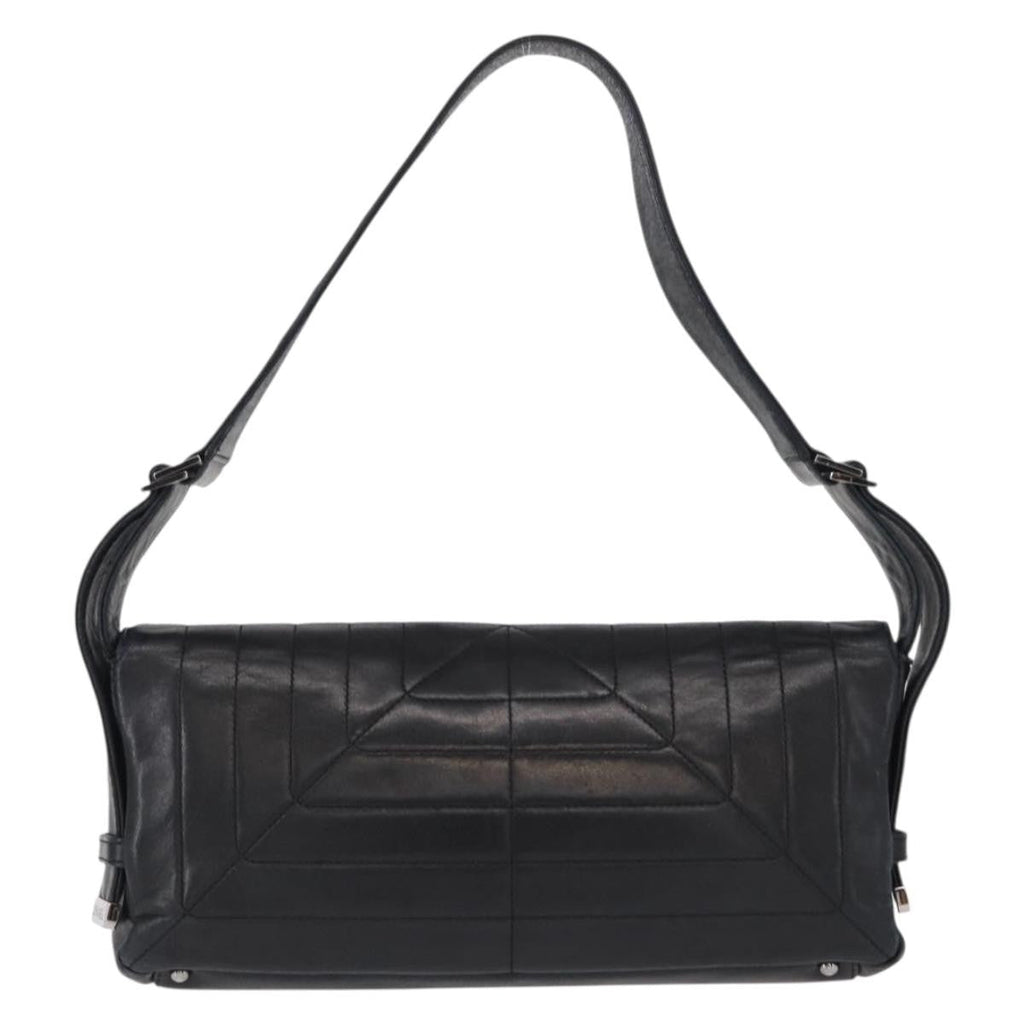 Chanel Vintage Shoulder Bag Leather Black Leather Shoulder Bag Bag