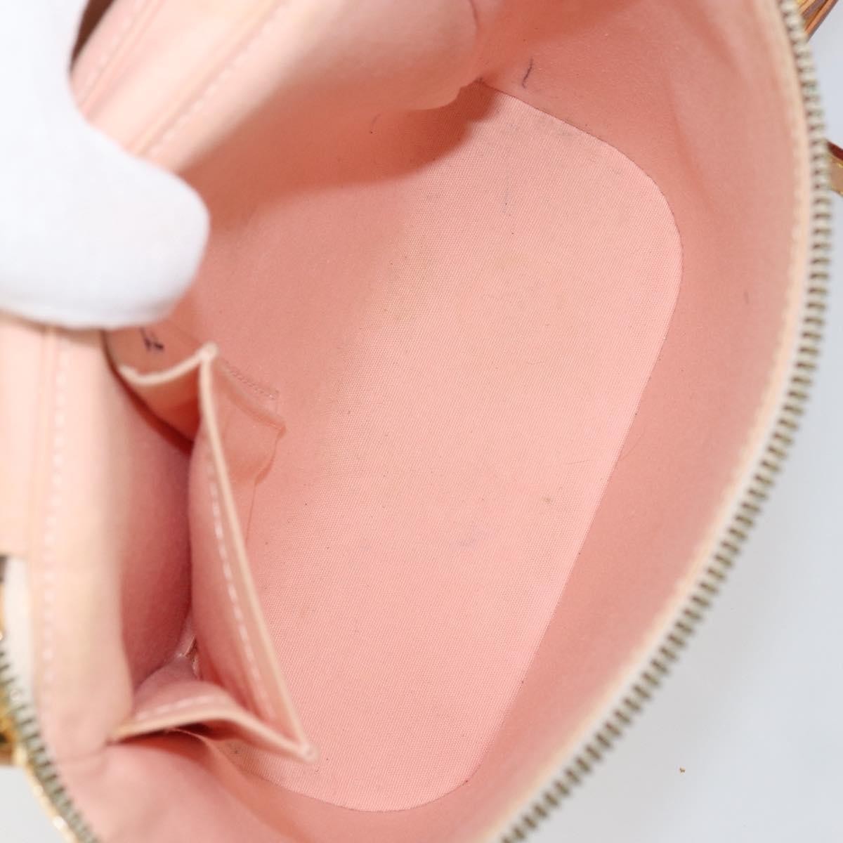 Louis Vuitton Sullivan Handbag Monogram Vernis Pink Patent_Leather Shoulder Bag