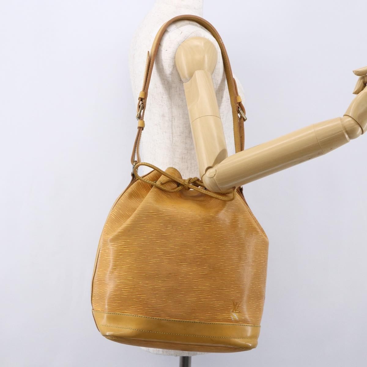Louis Vuitton Petit Noe Nm Handbag Epi Leather Yellow Leather Shoulder Bag