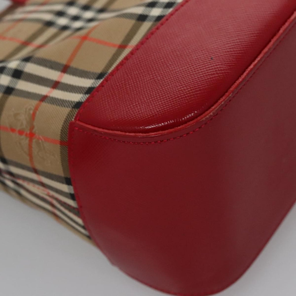 Burberry Nova Check Handbag Nova Check Canvas And Leather Beige Canvas Handbag