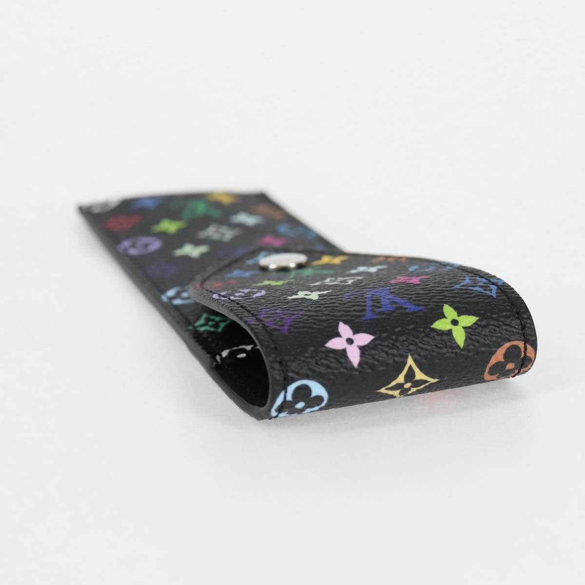 Louis Vuitton Etui À Stylo Canvas Black Canvas Clutche & Pouche Bag
