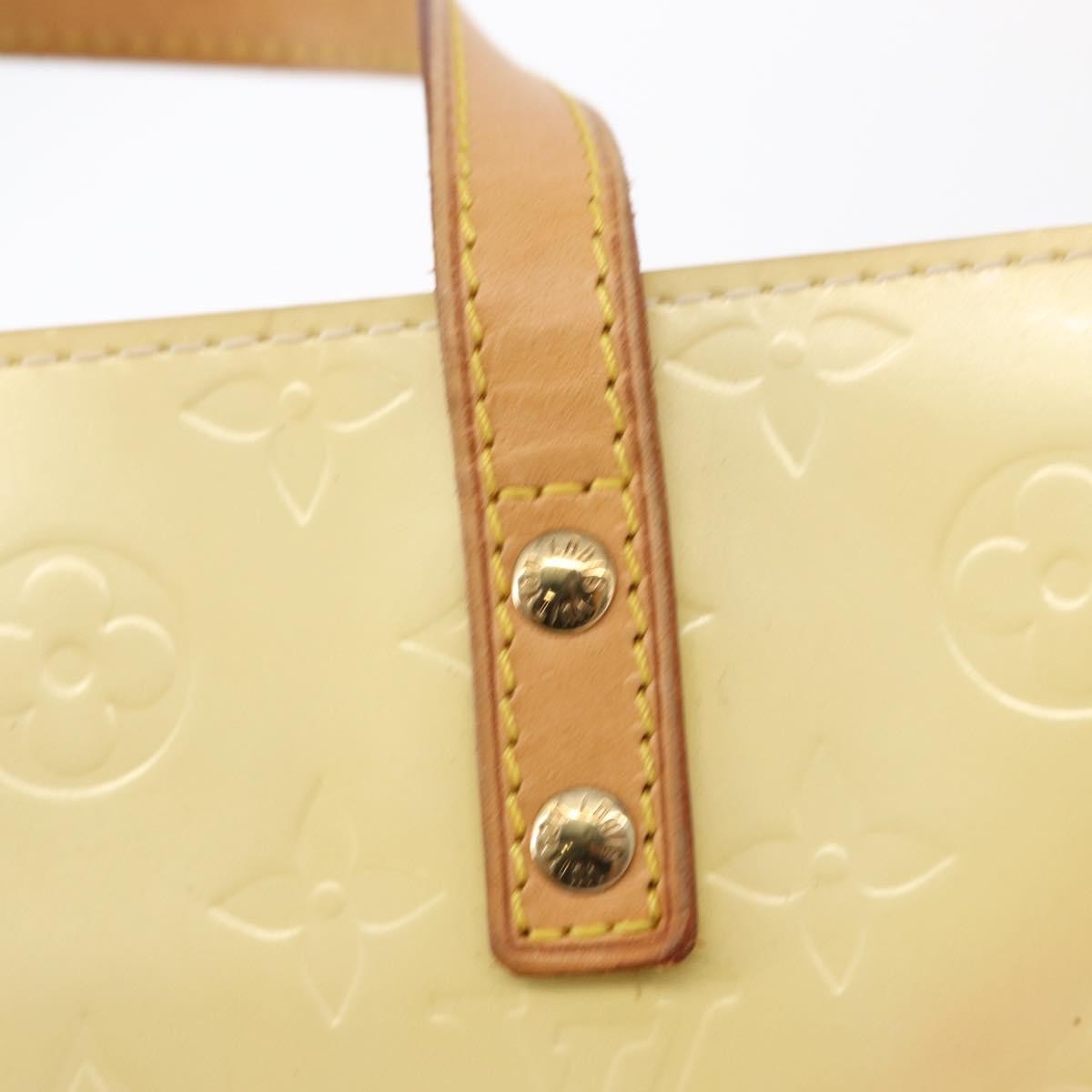 Louis Vuitton Reade Handbag Monogram Vernis Beige Patent_Leather Tote Bag