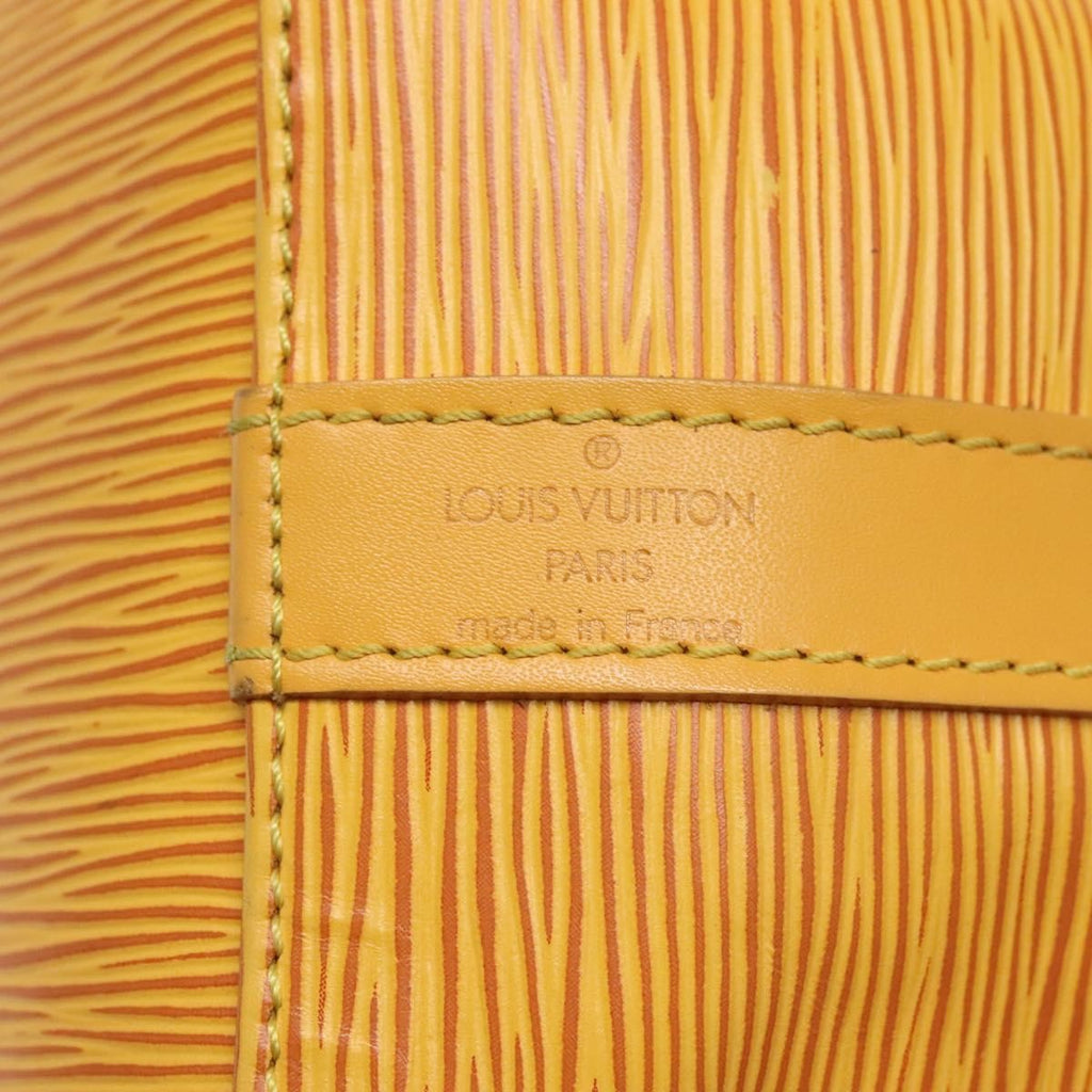 Louis Vuitton Noe Handbag Epi Leather Yellow Leather Bag