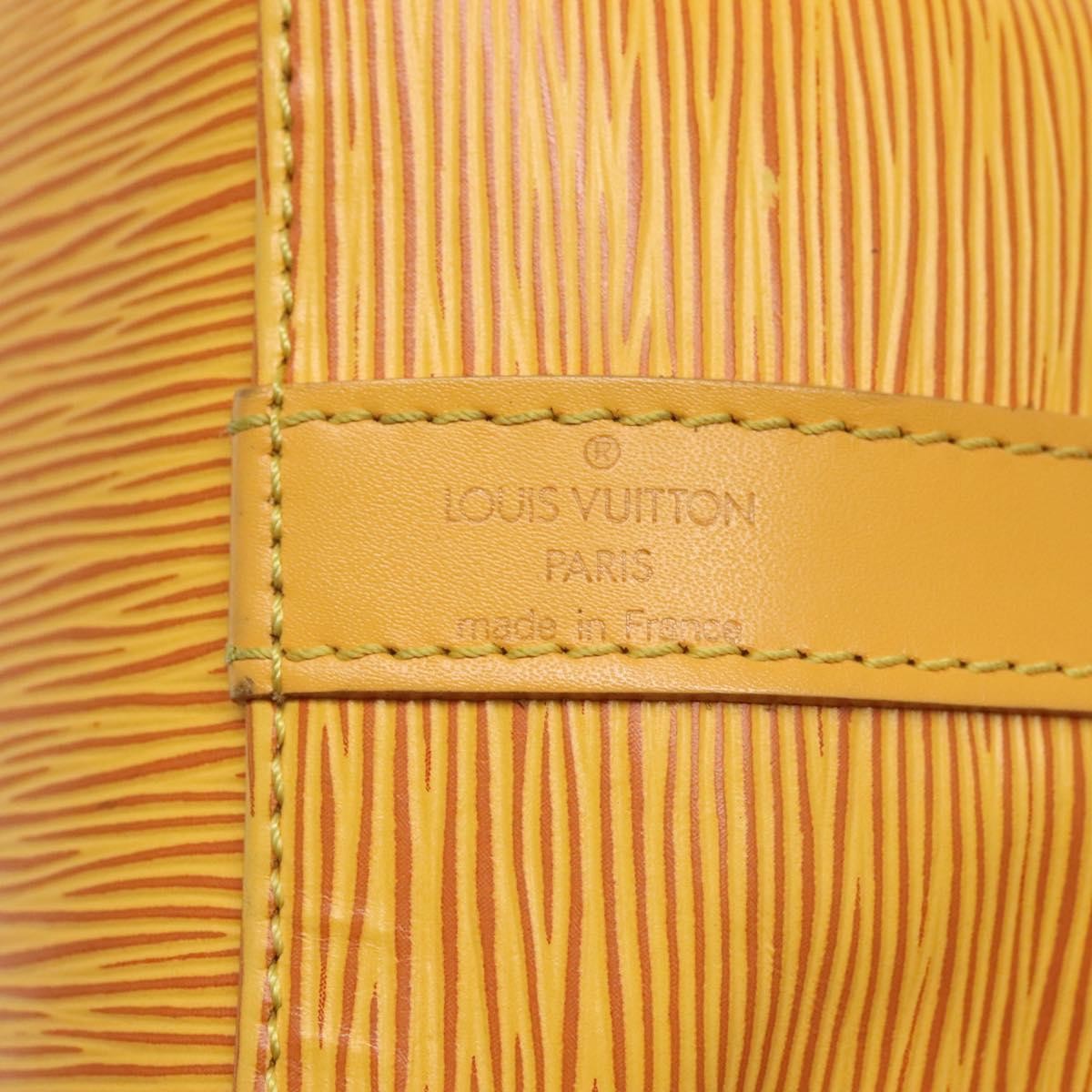 Louis Vuitton Noe Handbag Epi Leather Yellow Leather Bag