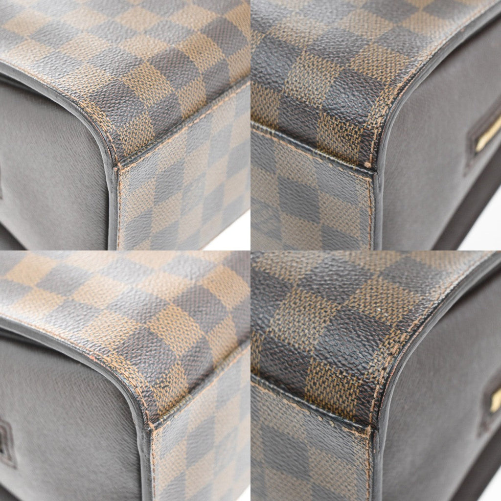 Louis Vuitton Triana Bag Damier Brown Canvas Handbag