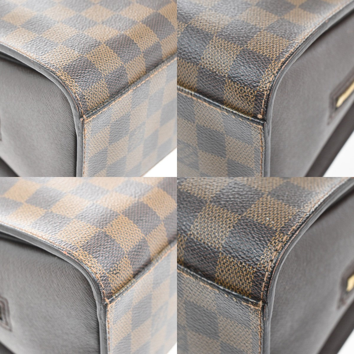 Louis Vuitton Triana Bag Damier Brown Canvas Handbag