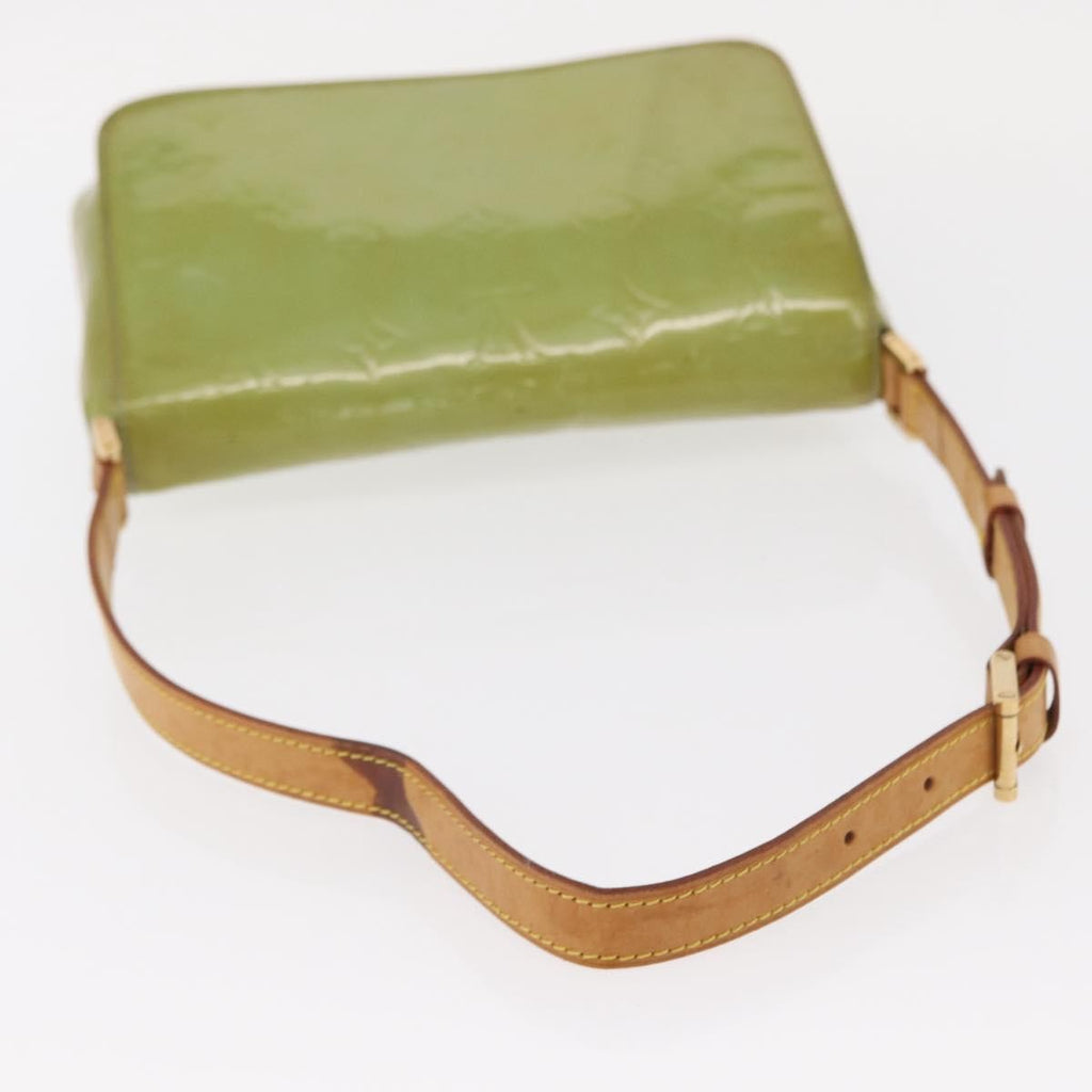 Louis Vuitton Thompson Street Handbag Monogram Vernis Blue Patent_Leather Shoulder Bag