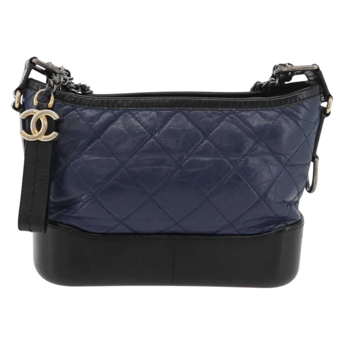 Chanel Gabrielle Hobo Quilted Aged Calfskin Multicolour Leather Shoulder Bag Bag