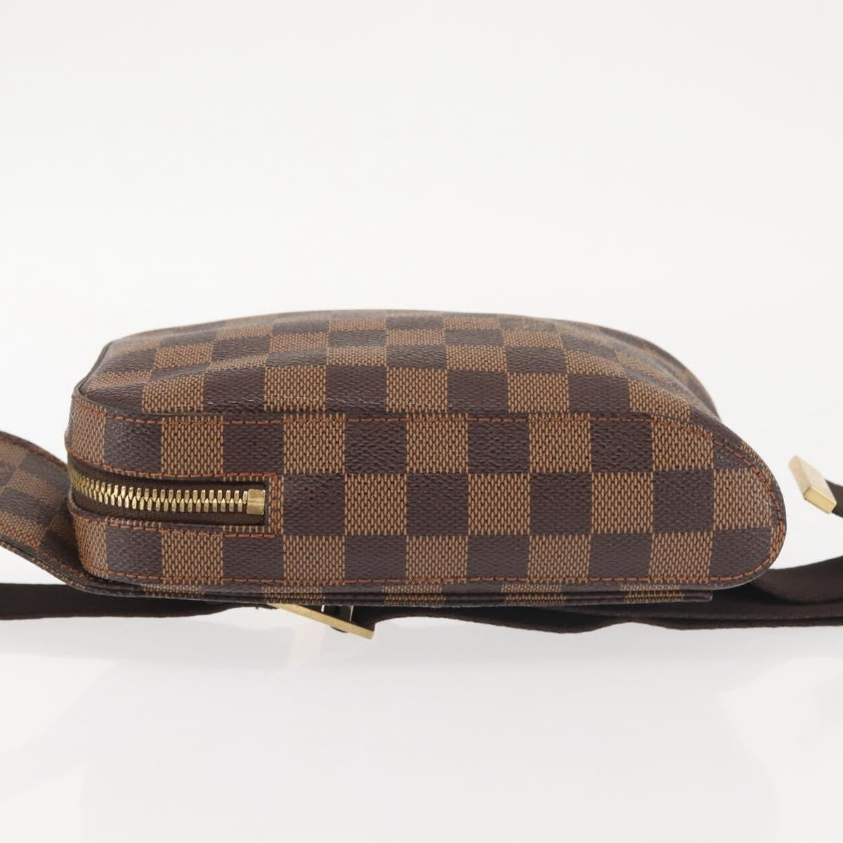 Louis Vuitton Geronimos Waist Bag Damier Brown Canvas Shoulder Bag